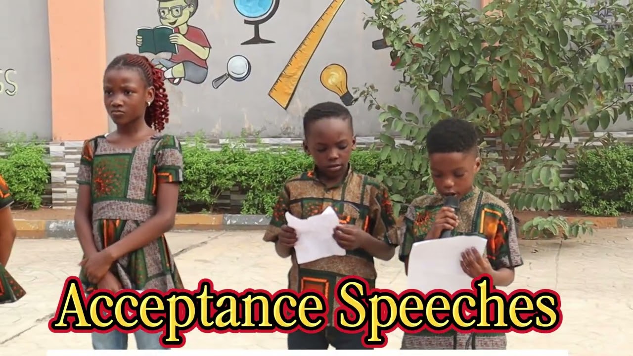 Valedictory & Acceptance Speeches of Class Prefects of Maxgreen Academy