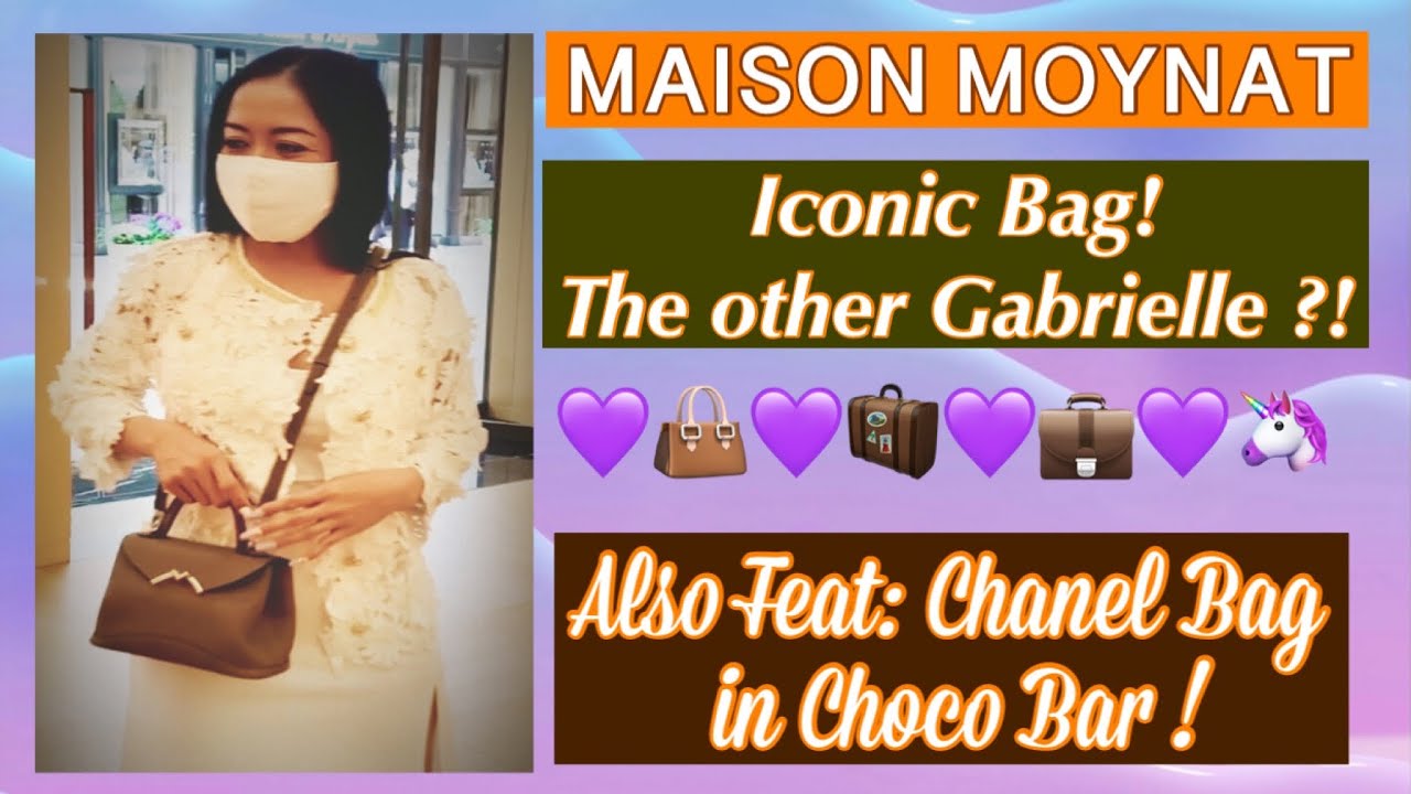 House of MOYNAT !  Gaby BB • Details & Price feat. Chanel Bag in Cream Chocolate Bar