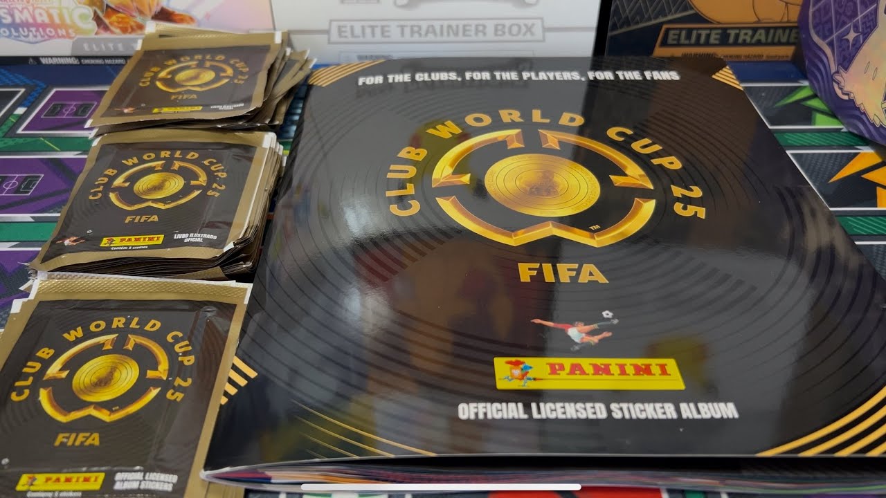 Apertura 50 Sobres Álbum Mundial de Clubes 2025 - FIFA Club World Cup de Panini