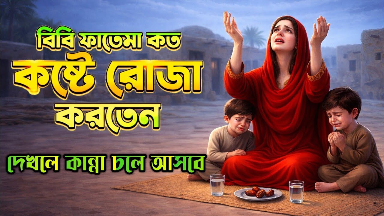 মা ফাতেমা রাঃ কত কষ্ট করে  রোজা করতেন। শুনলে চোখের পানি ধরে রাখতে পারবেনা 2026 | Saa Dojahan