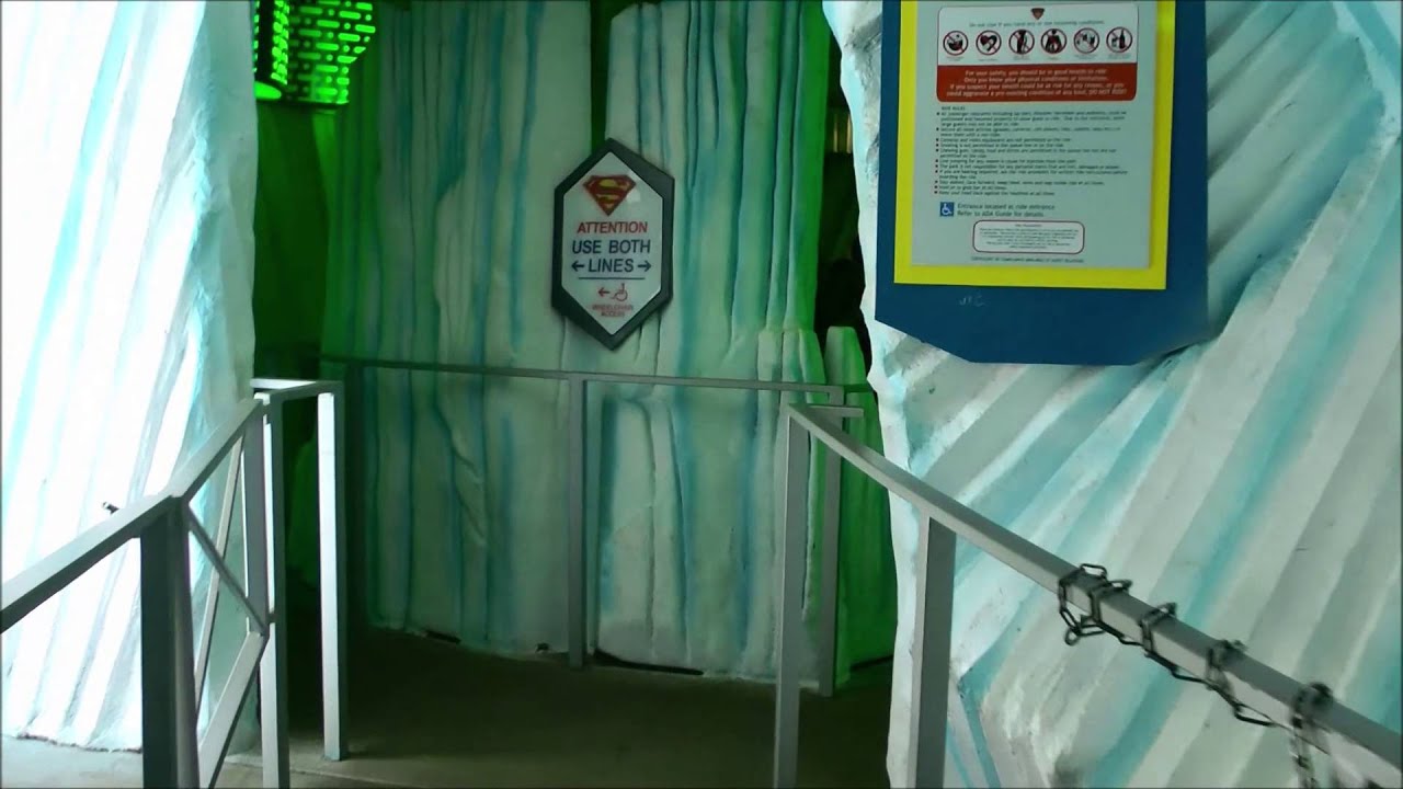 Superman: Escape from Krypton Off-Ride Video, Six Flags Magic Mountain