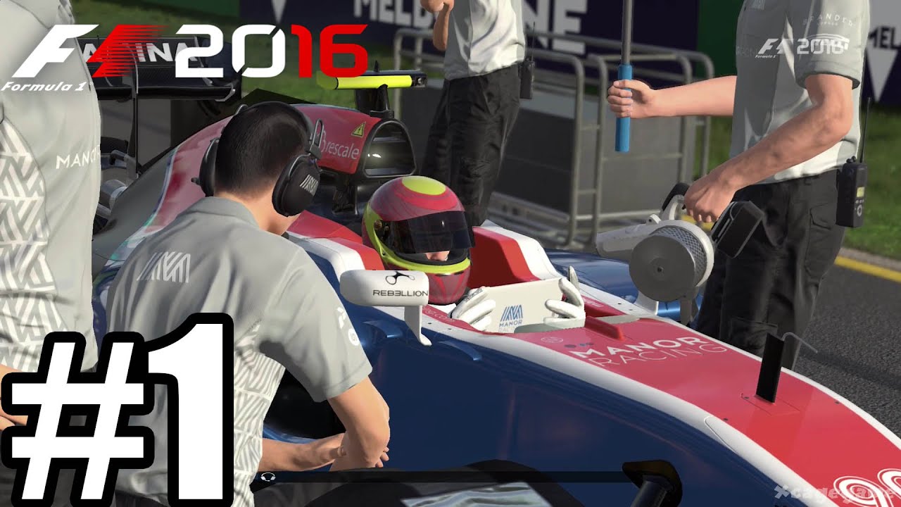 F1 2016 Career Mode Gameplay Walkthrough Part 1
