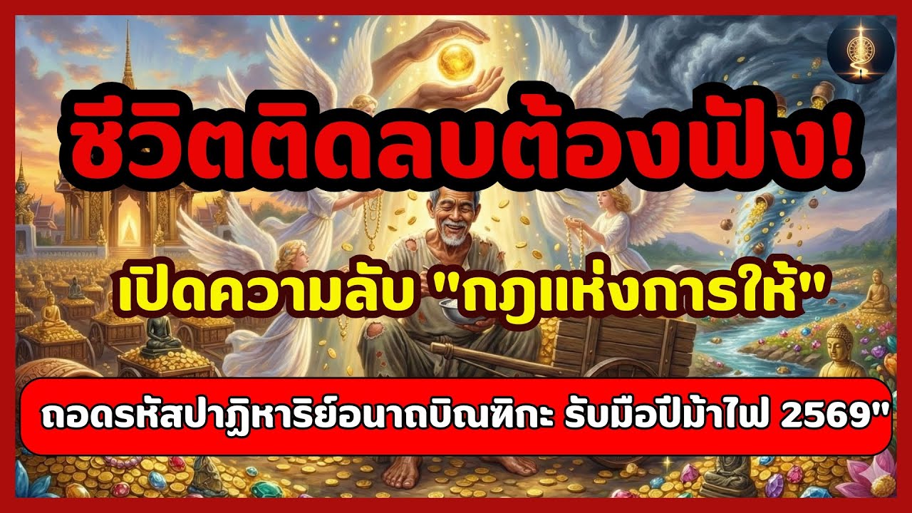 EP4 ความลับจักรวาลที่คน99%ไม่รู้! ทำไม 'ยิ่งให้ ยิ่งรวย'? ถอดรหัสปาฏิหาริย์อนาถบิณฑิกะ รับมือปี2569"