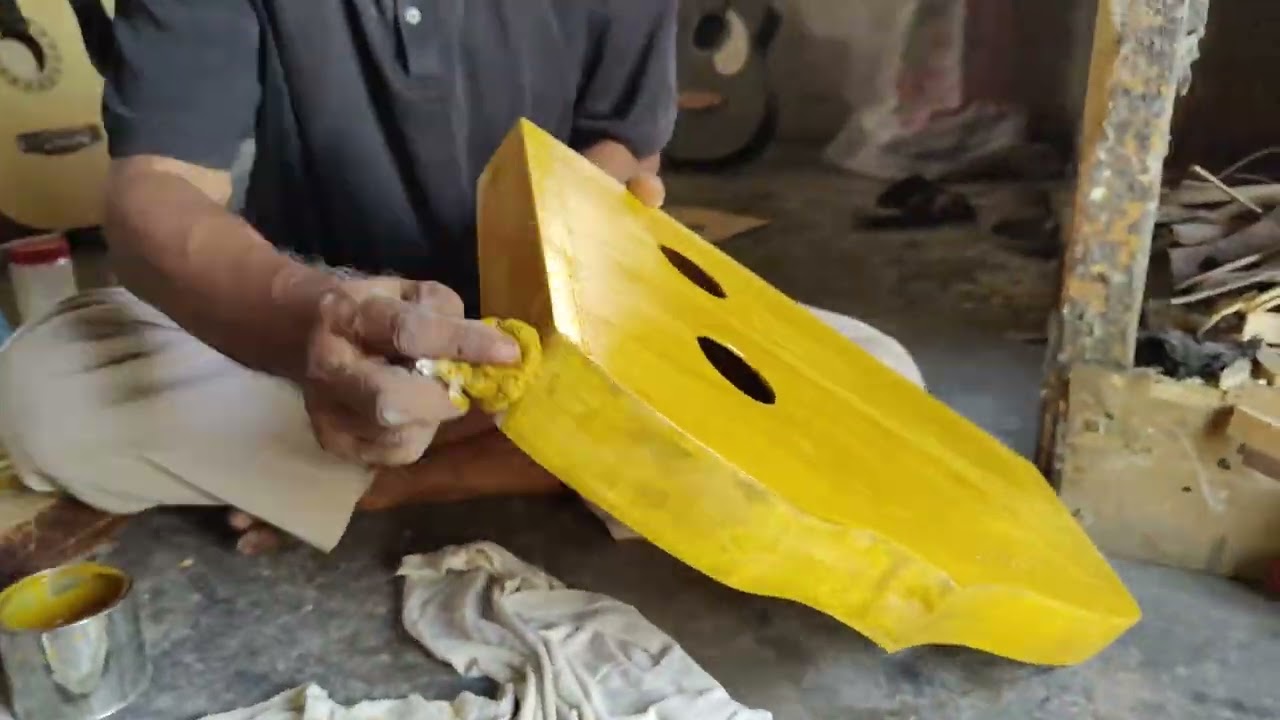 swarmandal istument 1st time making in Pakistan (ustad younus)