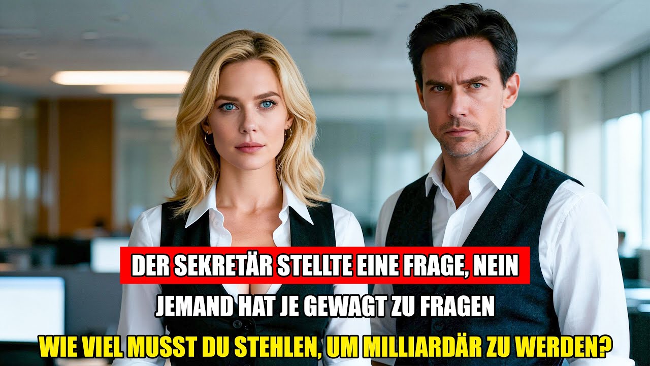 Sekretärin fragte: „Wie viel muss man stehlen, um Milliardär zu werden?“