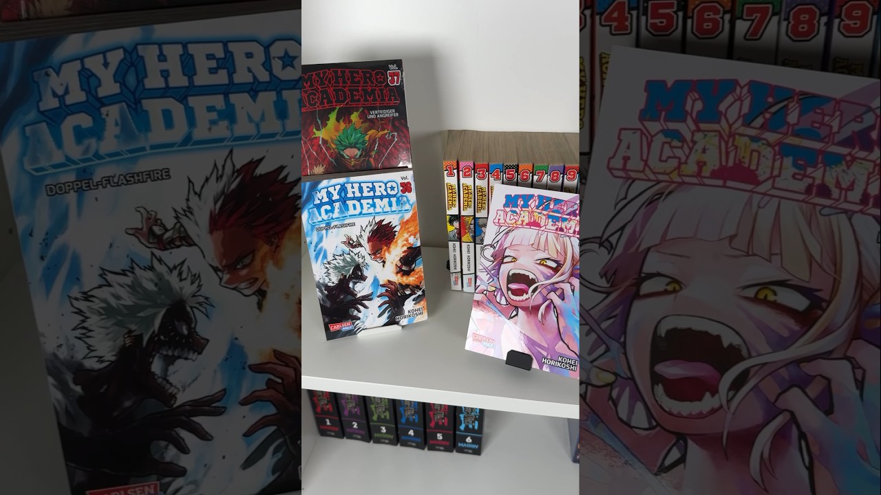 Shelving My Hero Academia with products from MangaGuardian.com
