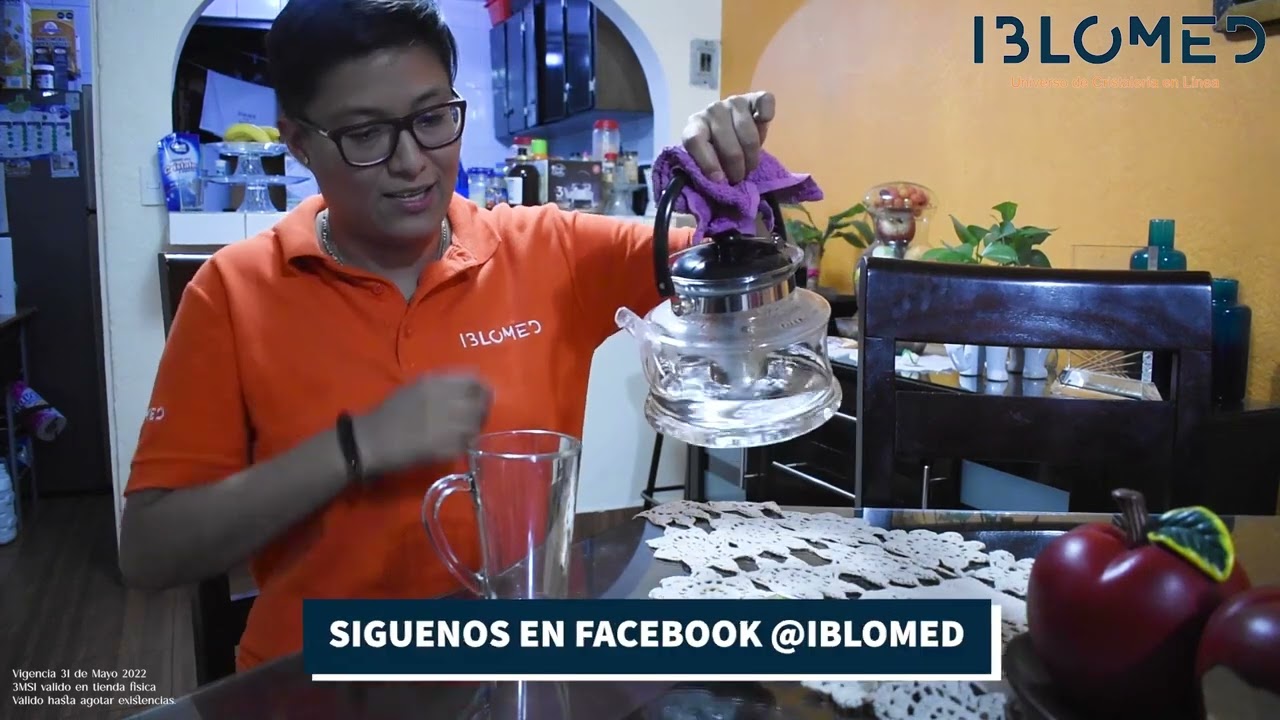 SORPRENDENTE LA TETERA DE VIDRIO QUE VA A FUEGO DIRECTO, SOLO EN IBLOMED