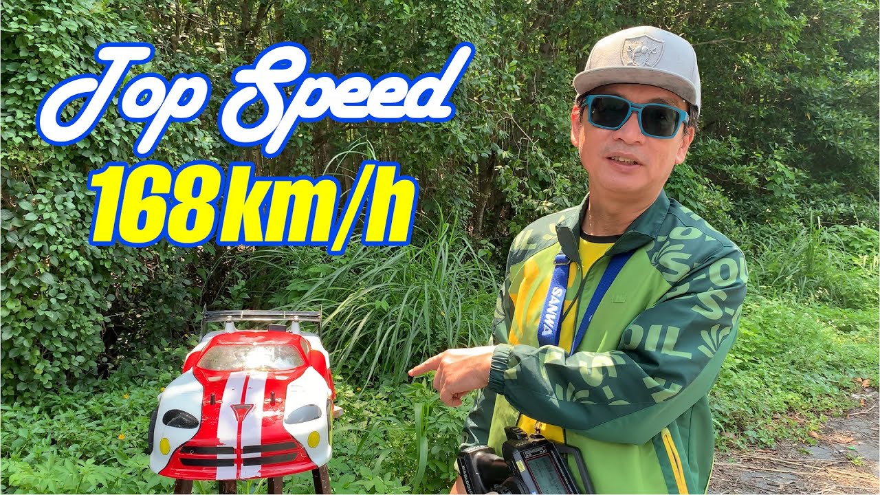 Thử nghiệm lốp GT 1/8 ở Tốc độ cao - Best RC tires for Drag speed