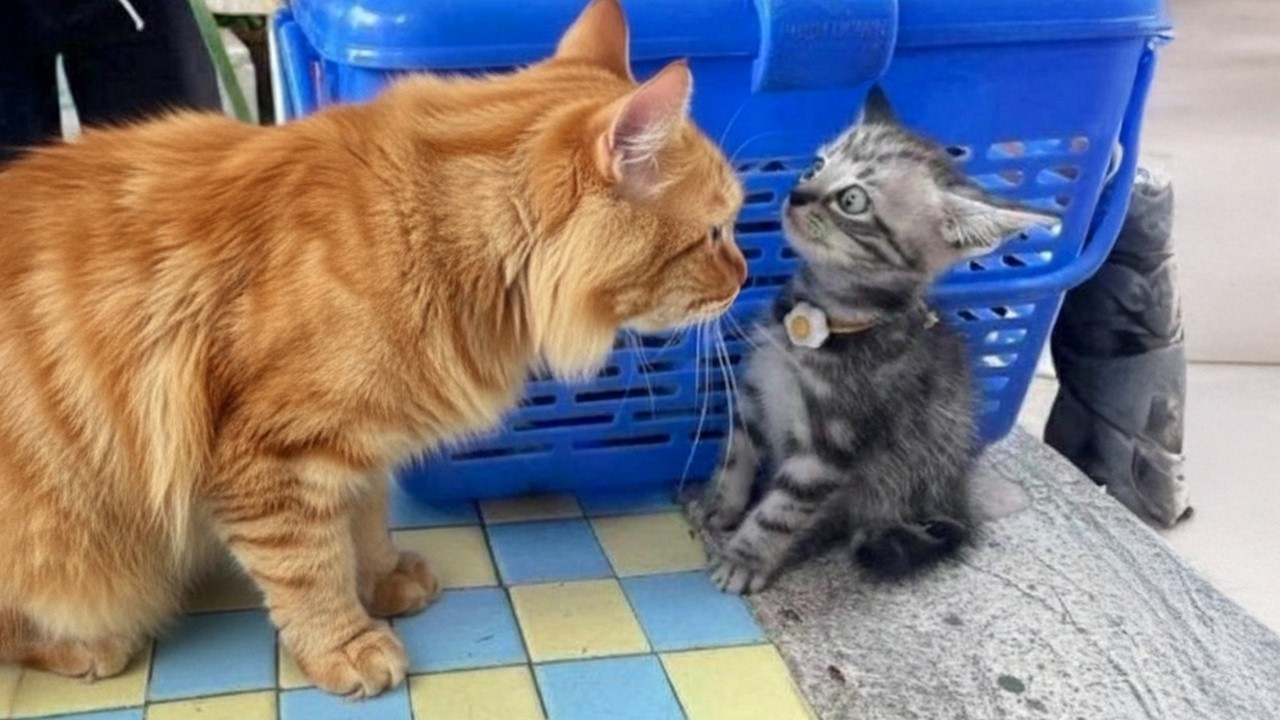 Silly Cats Can't Control Their Reactions to Kittens For The First Time!😲
