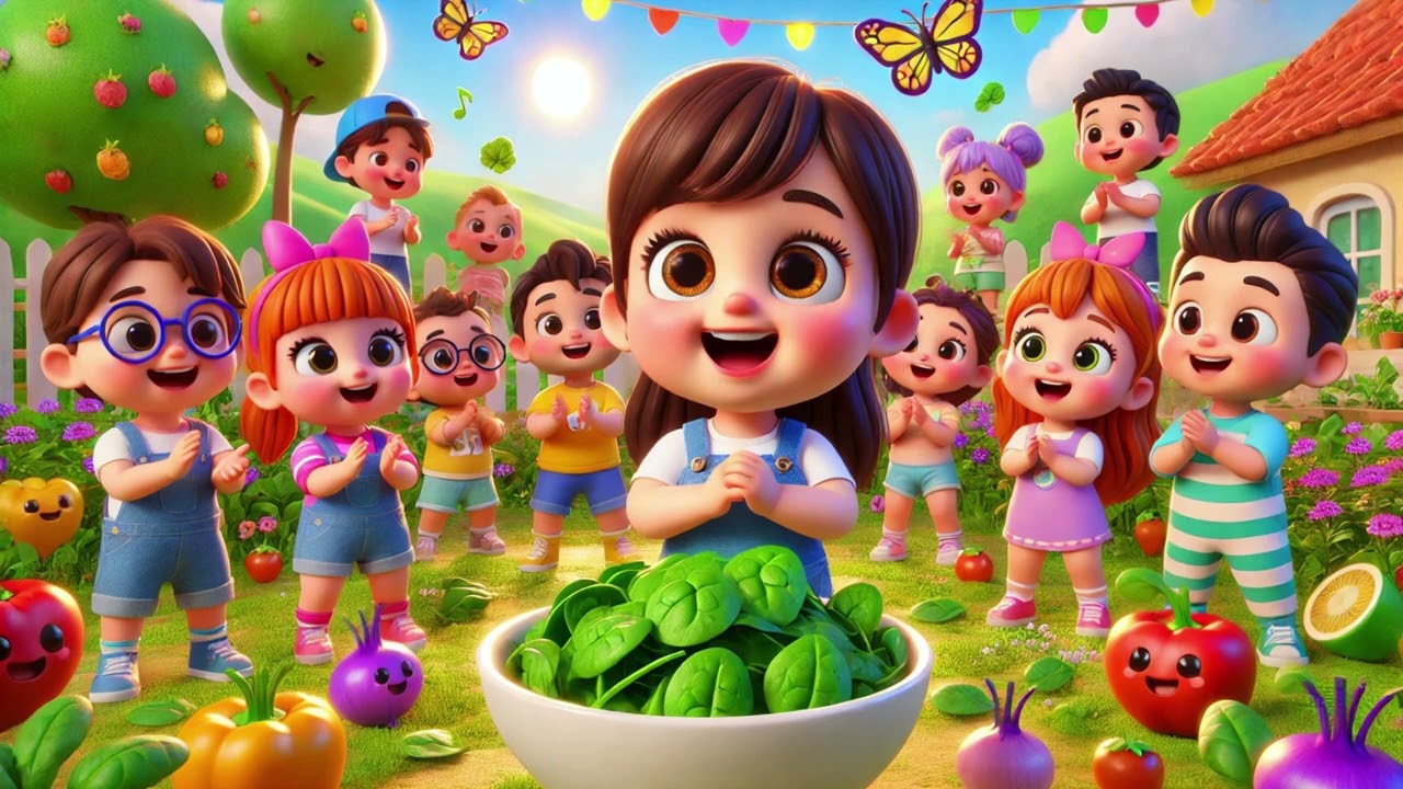 Sing If You Love Spinach 🎶🥬 Wiggle for the Green Leafy Fun 💃🍃| Nursery Rhymes & Kids Songs