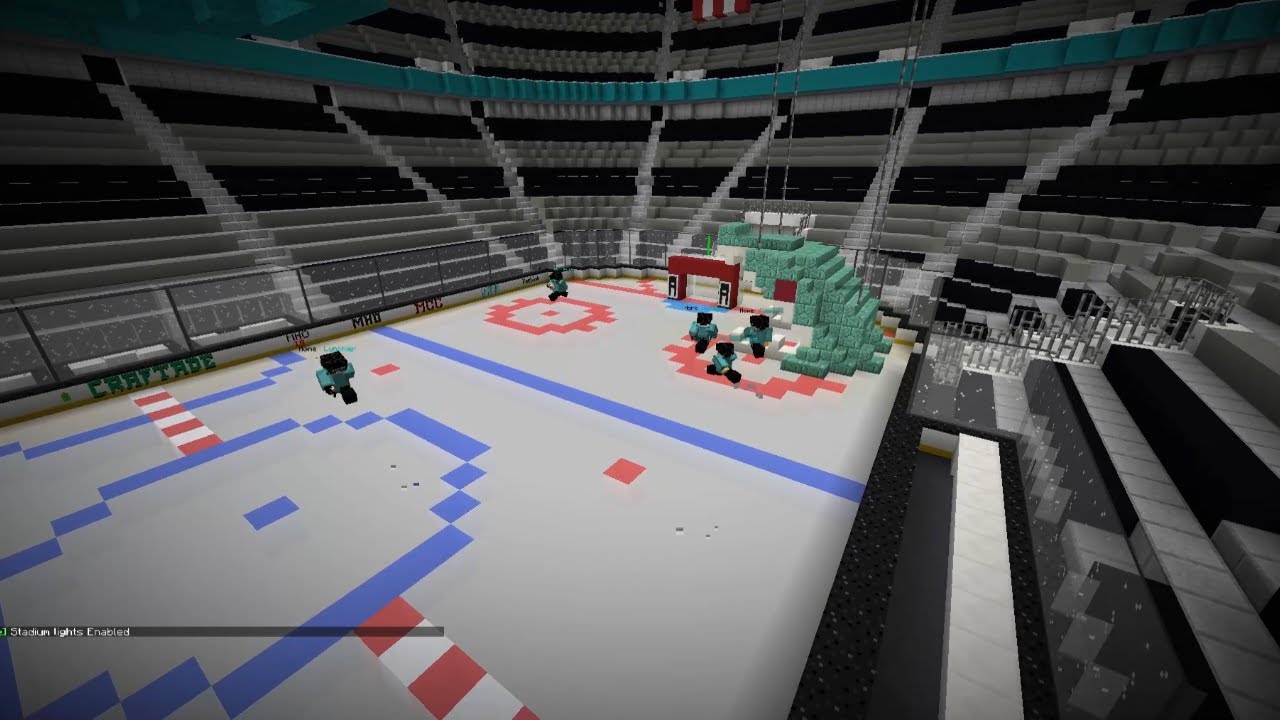 Minecraft Hockey: San Jose Sharks Game