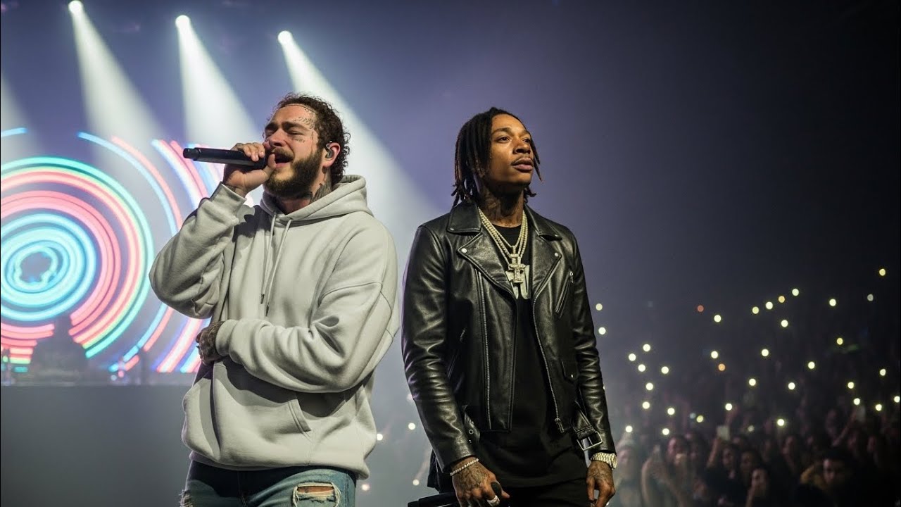 Post Malone Ft Wiz Khalifa - Still High After the Applause (Lyrics Video)