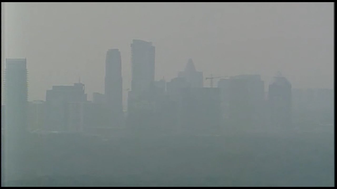 Smoky haze over Georgia