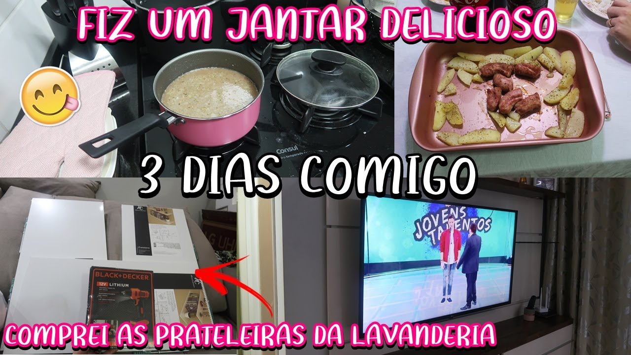 NOSSA TV CHEGOU, FINALMENTE TEMOS INTERNET, FIZ FEIJÃO, PREPAREI UM JANTAR TOP E MUITO MAIS ♡