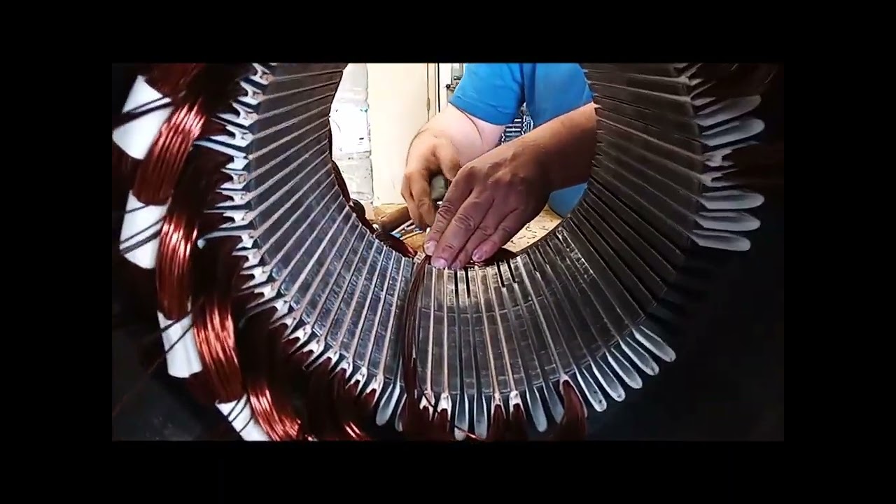 bobinage stator 6 pôles 72 encoches le 01 07 2024
