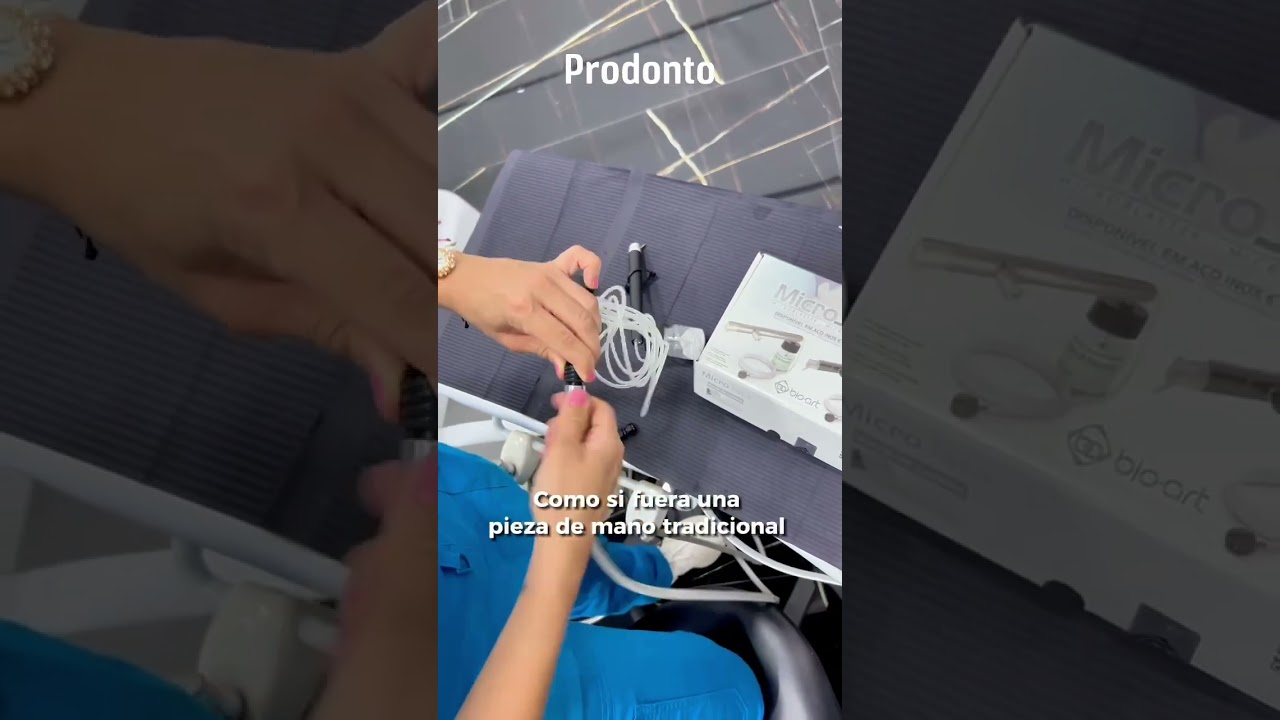 Instalaci&oacute;n o &iquest;C&oacute;mo usar un Microarenador de bioart? #dentist #doctor
