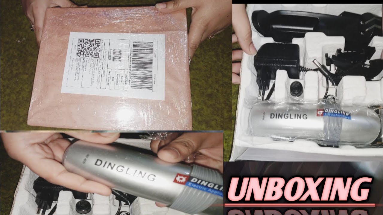 Dingling professional hair clipper (RF-609) unboxing and review