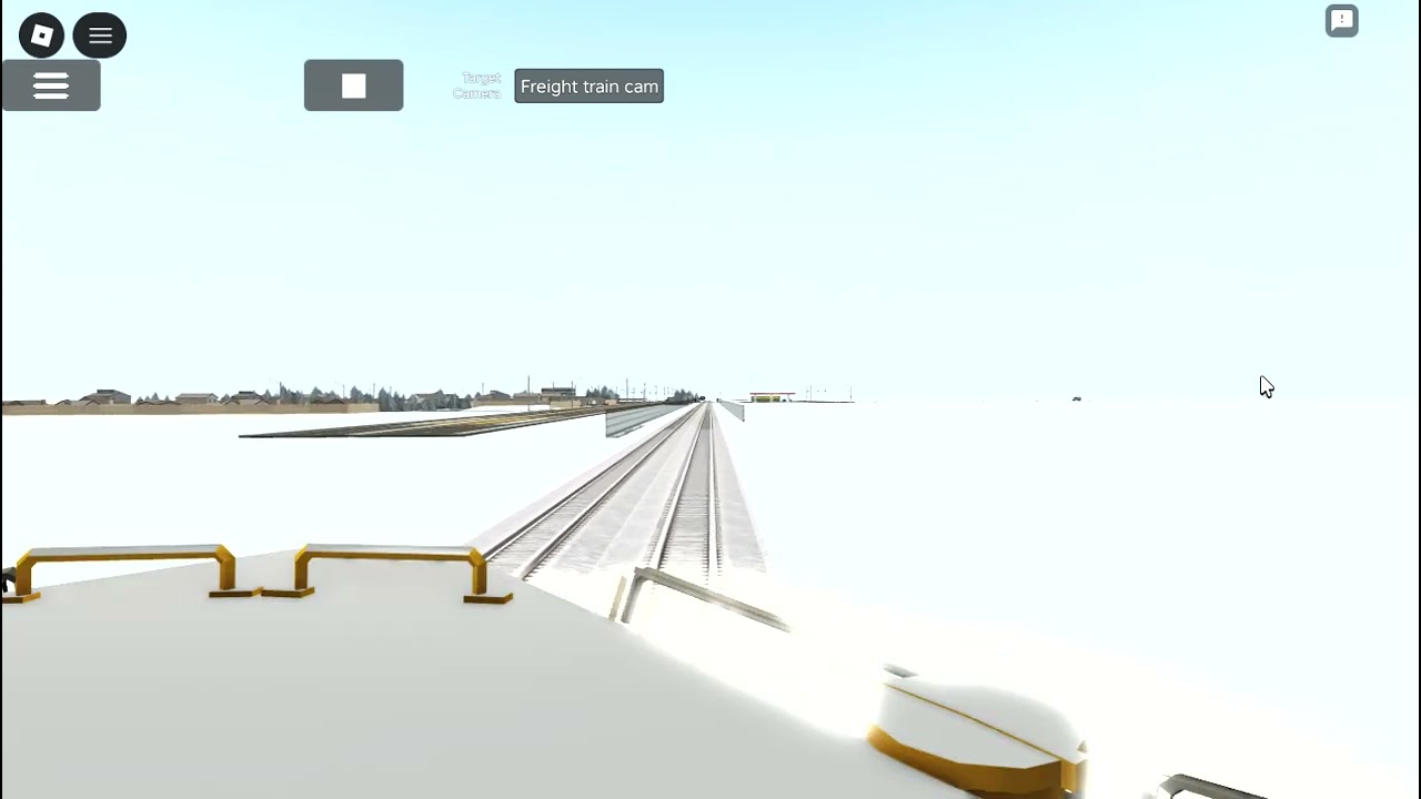 Train collision in a suburban (Car Crash Studio)