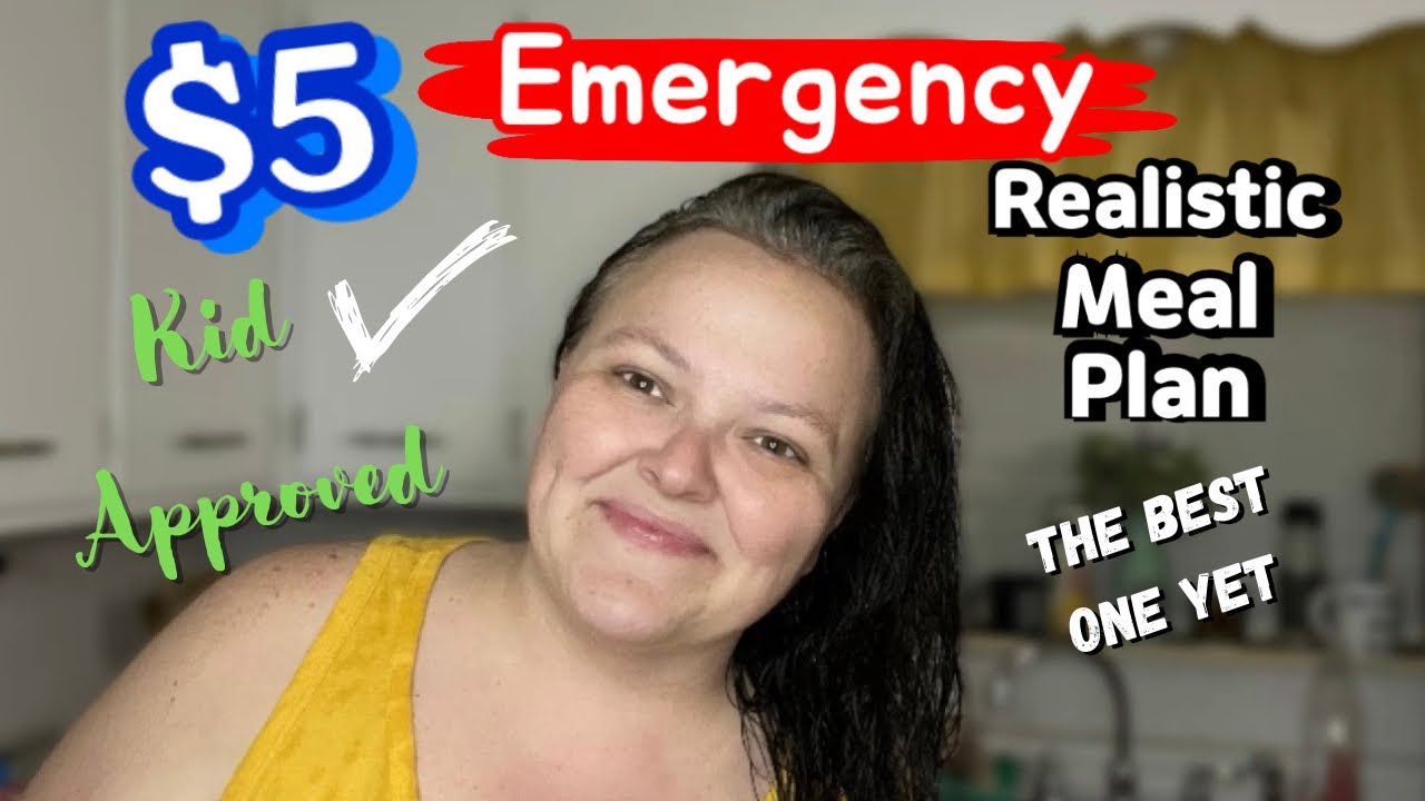 Realistic $5 EMERGENCY Meal Plan ||  What I Would Do In An Extreme Situation