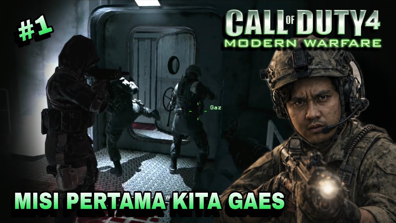 Misi Pertama Kita Bajak Kapal Gaes | COD4 Modern Warfare