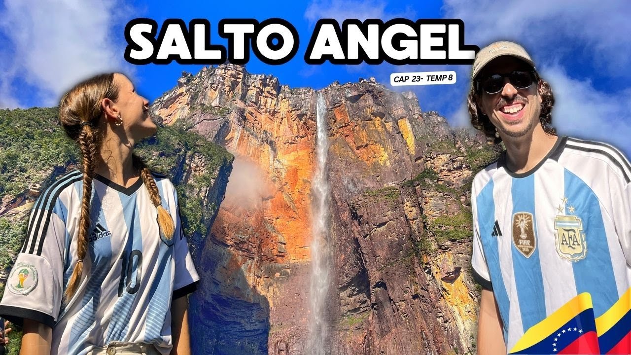 Argentinos IMPRESIONADOS con la CASCADA más alta de Venezuela😍🌎