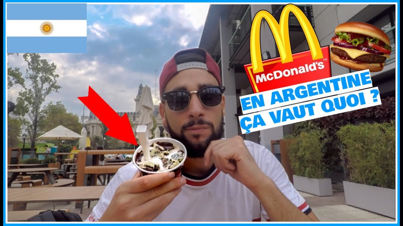 Je TESTE un McDO en ARGENTINE !!