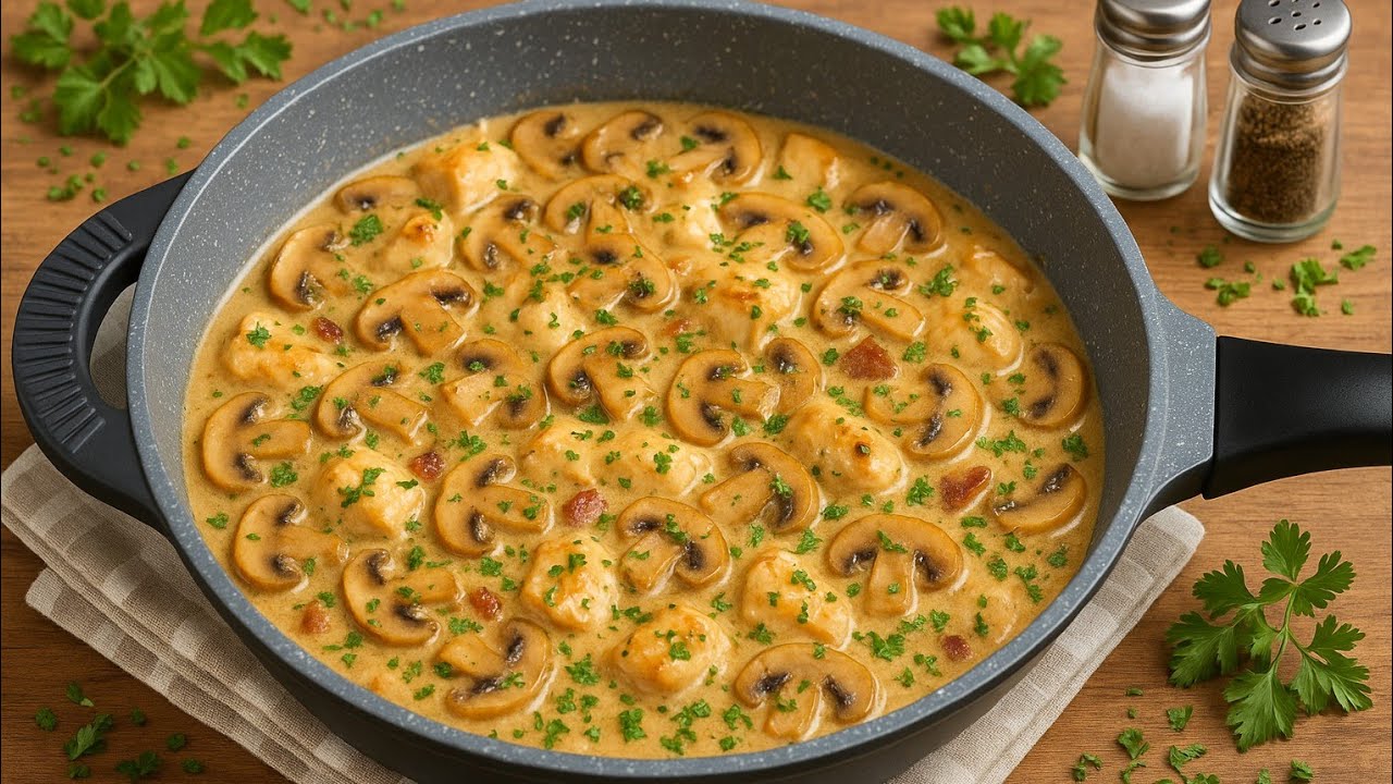 Klassiker: Stroganoff, so cremig und gut