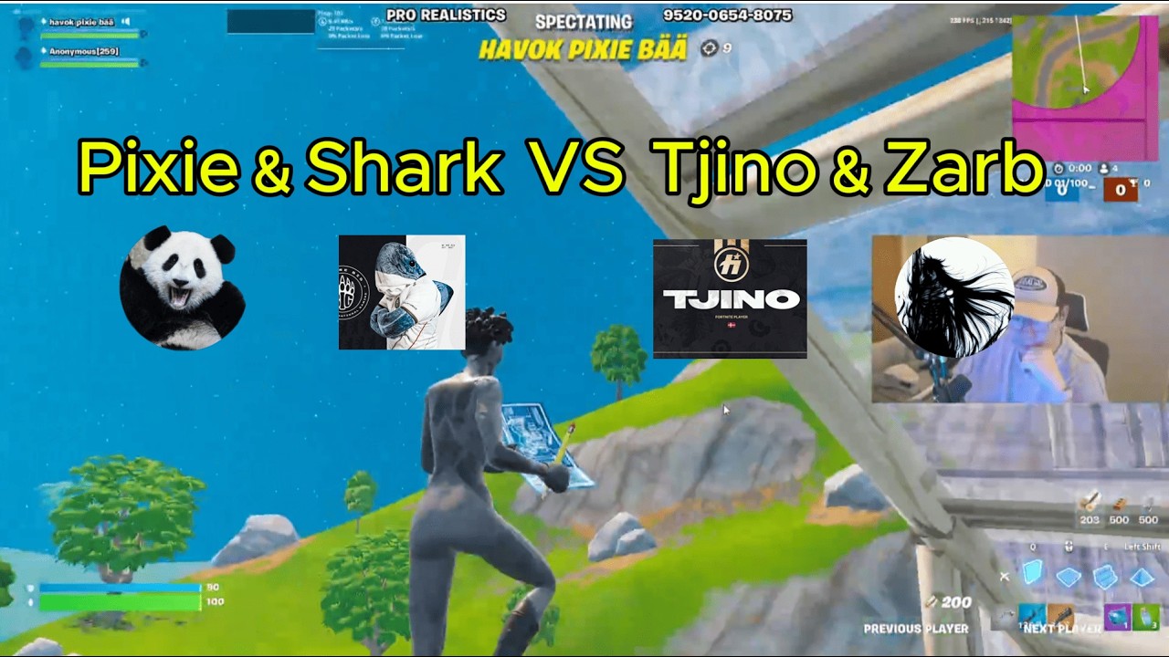 Pixie & Shark VS Tjino & Zarb in 2v2 TOKEN