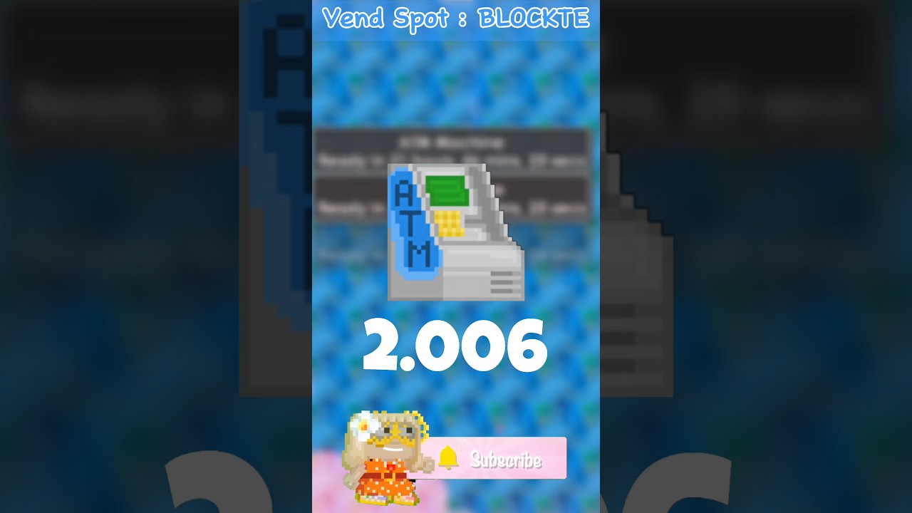 Прибыль 2.006 ATM || Короткое видео Growtopia
