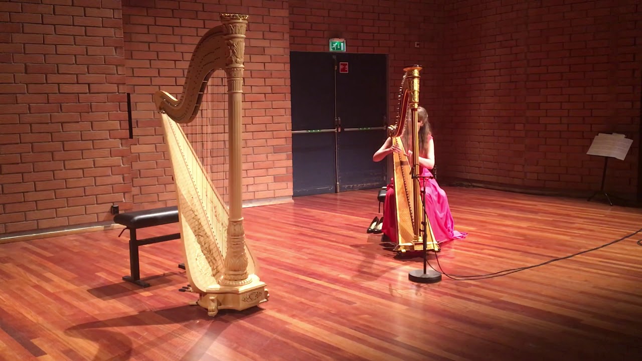 J.L.Dus&iacute;k (Dussek) - The Lass of Richmond Hill, Barbora Plach&aacute; - single-action pedal harp