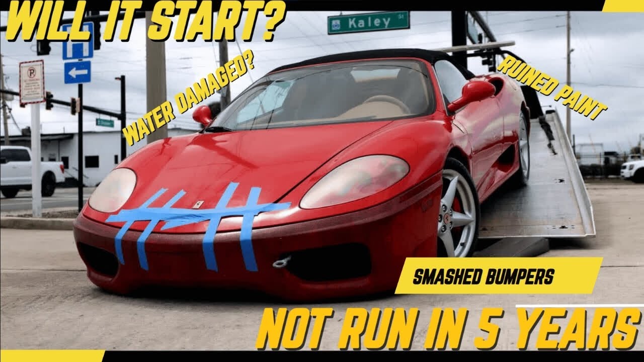 Мы купили САМЫЙ ХУДШИЙ и ДЕШЁВЫЙ Ferrari, который не ездил 5 лет! | Часть 1