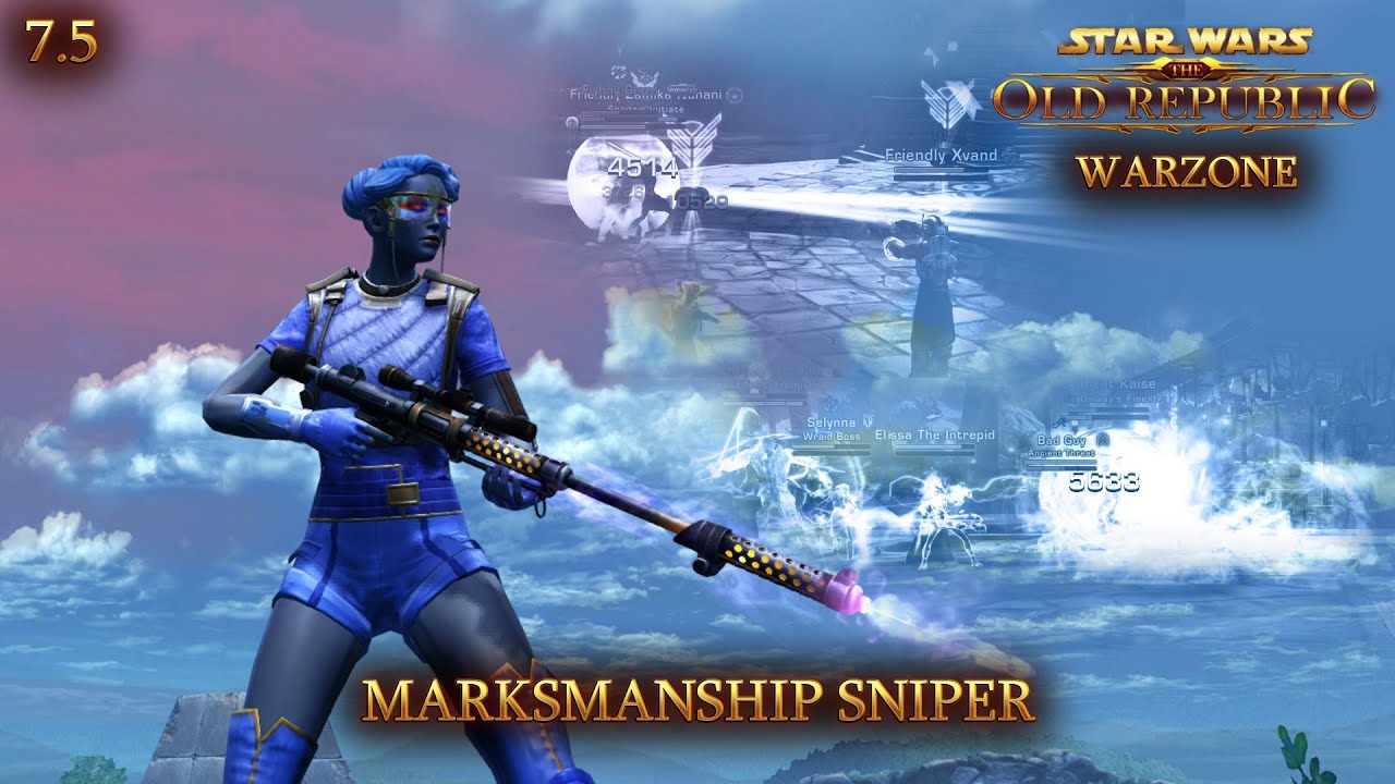 SWTOR 7.5 PvP - Yavin Ruins (MM Sniper)