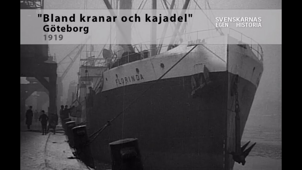 Kranar och hamnarbetare i Göteborg 1967
