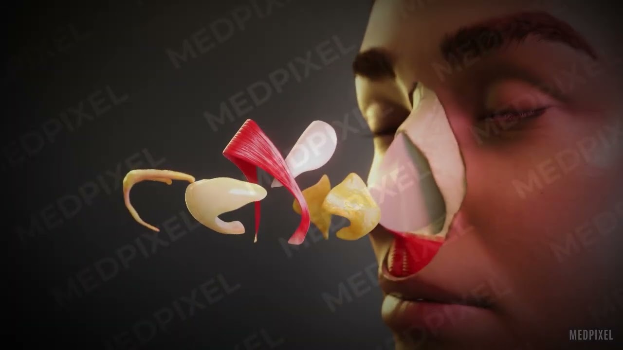 Anatomia Do Nariz em 3D