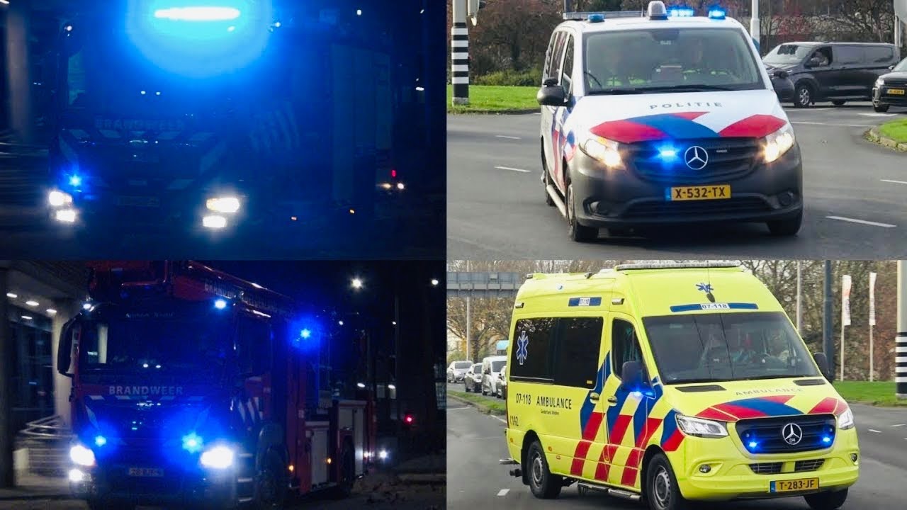 [Dagcompilatie!] Brandweer, Politie en Ambulances met spoed in Arnhem!