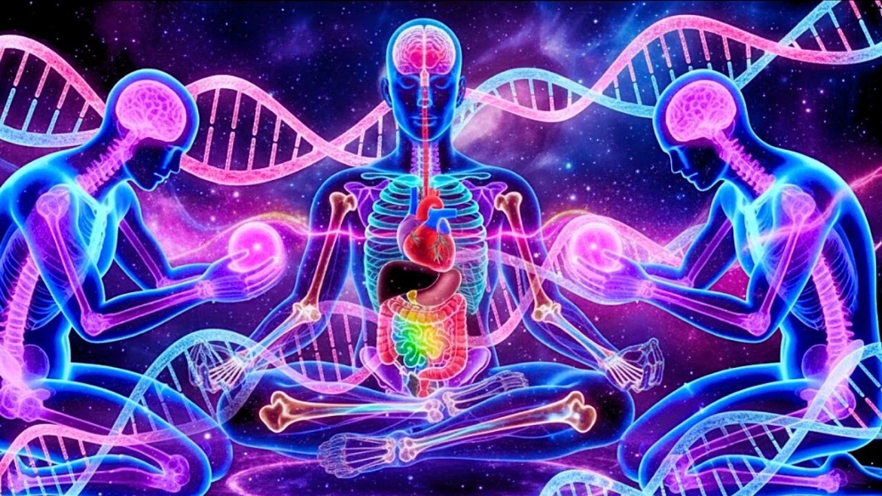 Alpha Waves 432Hz + 528Hz - Healing Frequency for Brain Massage, Stop Overthinking, Positive Soul