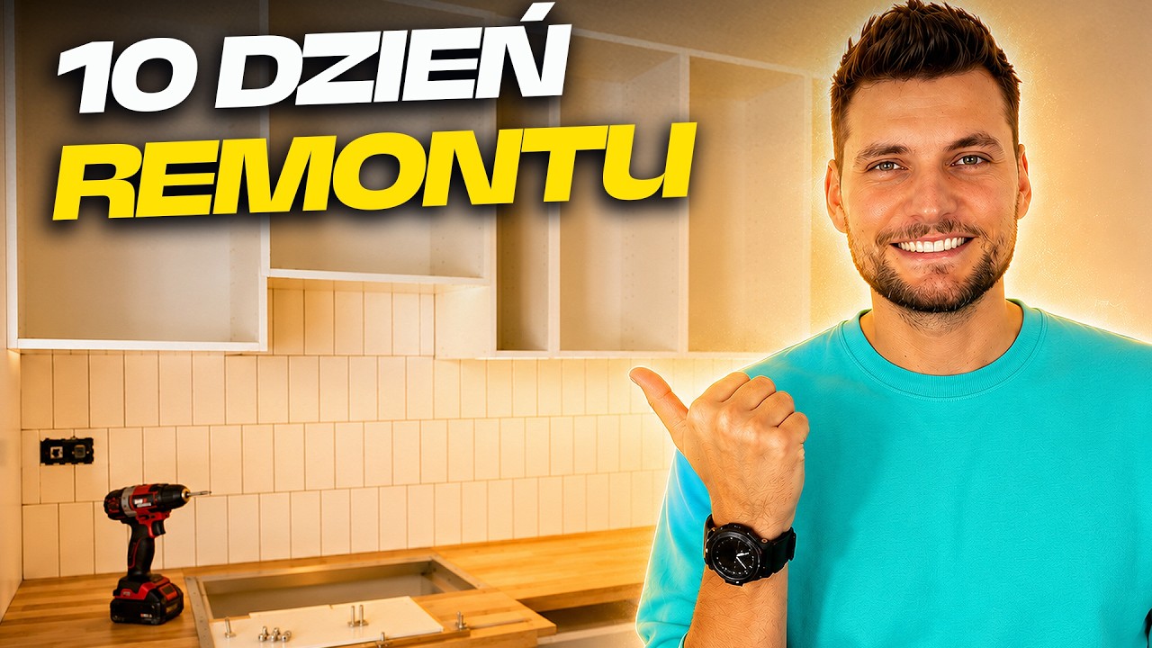MONTAŻ KUCHNI Z MARKETU | REMONT MIESZKANIA DZIEŃ 10