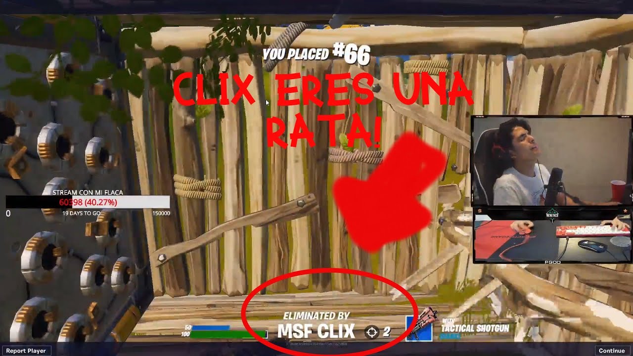 PGOD vs CLIX! *Maldita RATA*