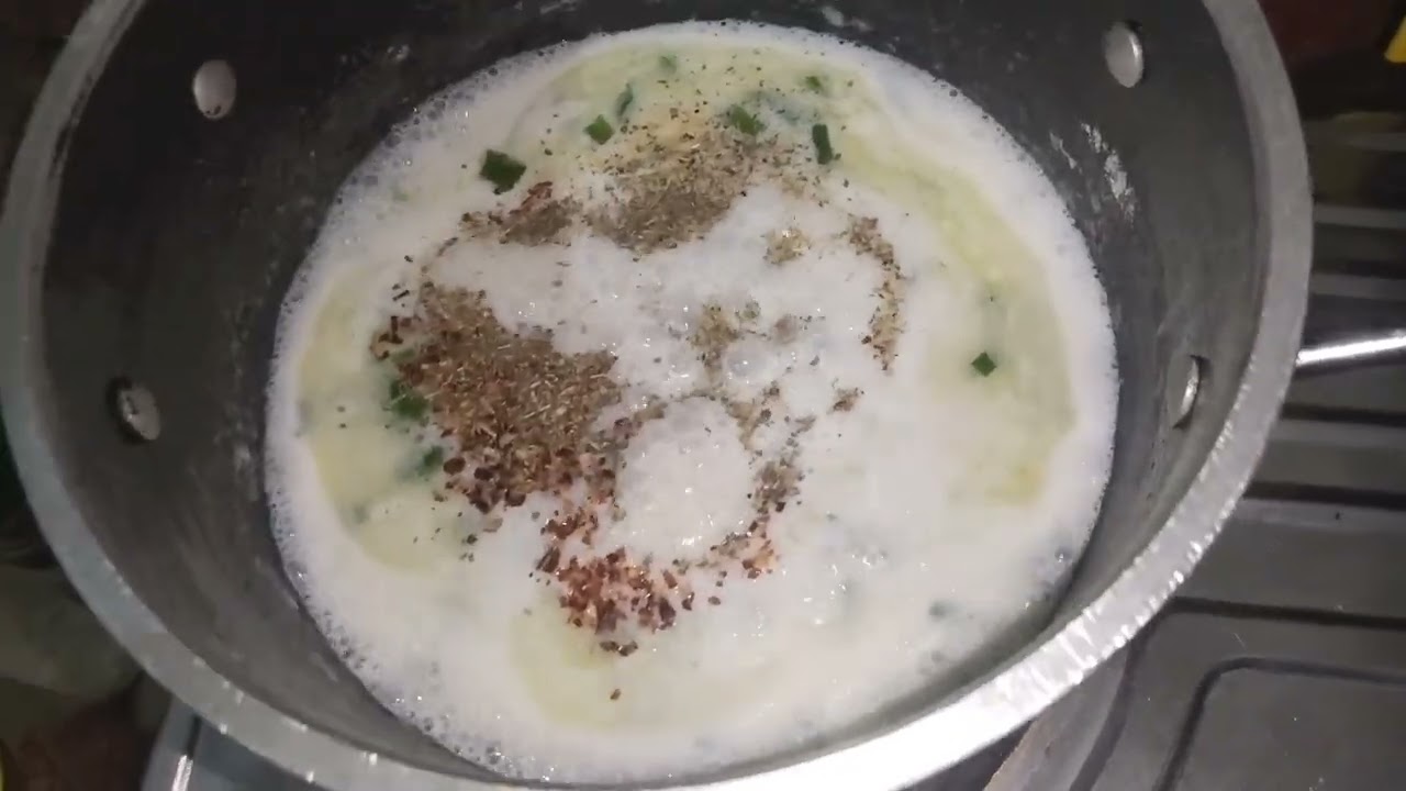 Easy white sauce 🍝 pasta