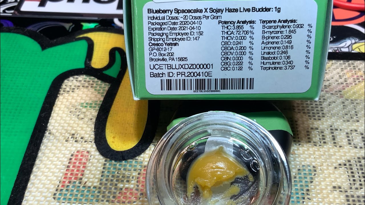 blueberry space cake x sojay haze cresco best wax out this week