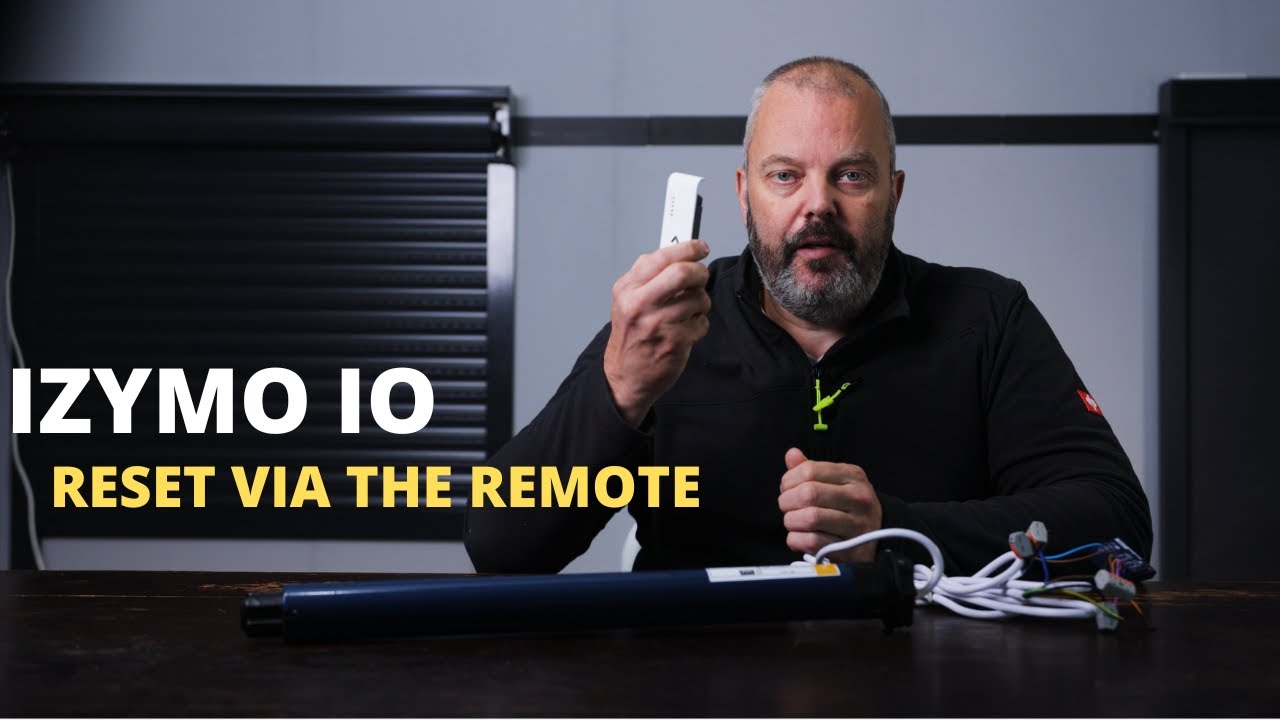 How to reset the Somfy Izymo IO shutter module via the remote