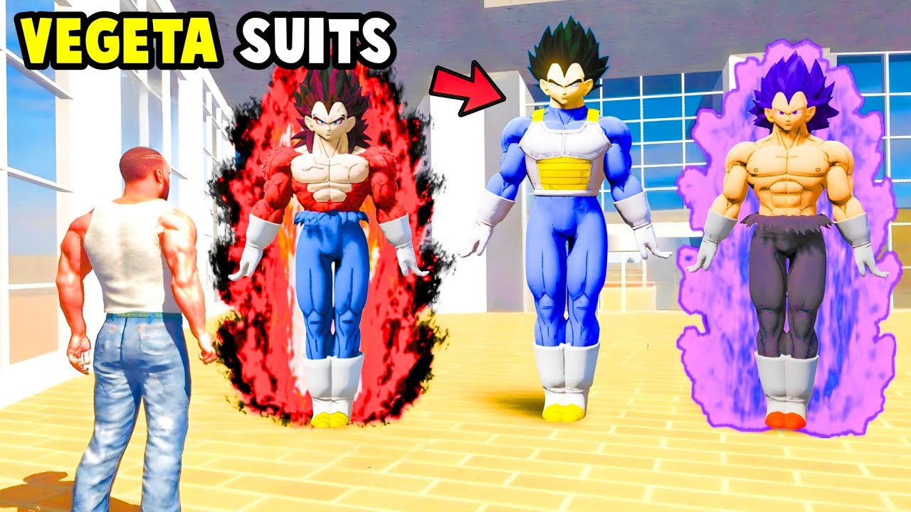 Stealing Every VEGETA SUIT in INDIAN BIKES DRIVING 3D