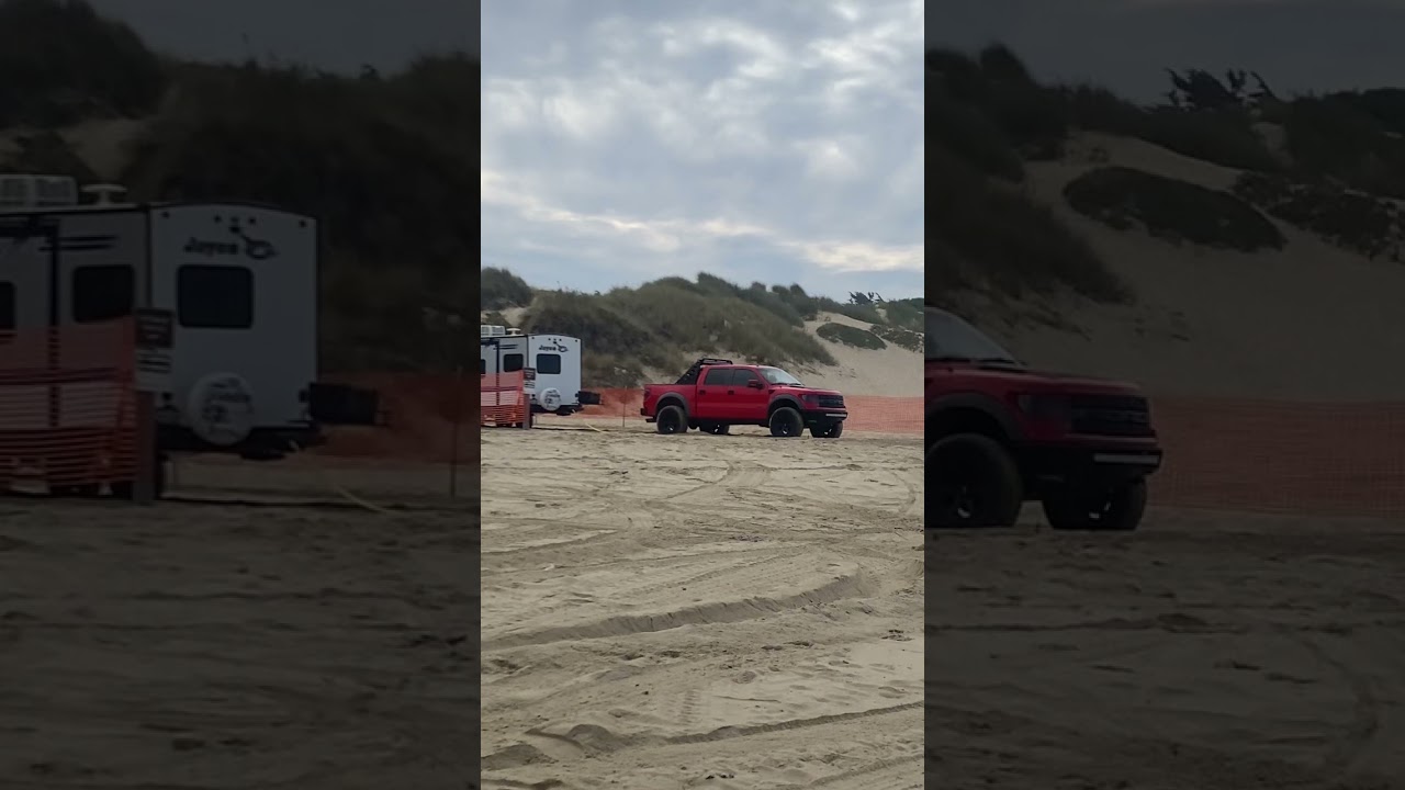 Ford raptor destroys rv  hitch