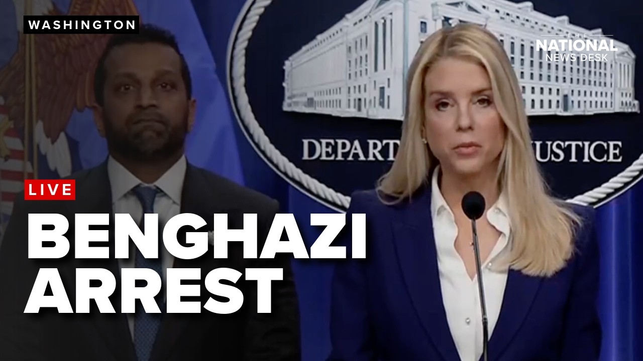 DOJ announcements on Benghazi arrest