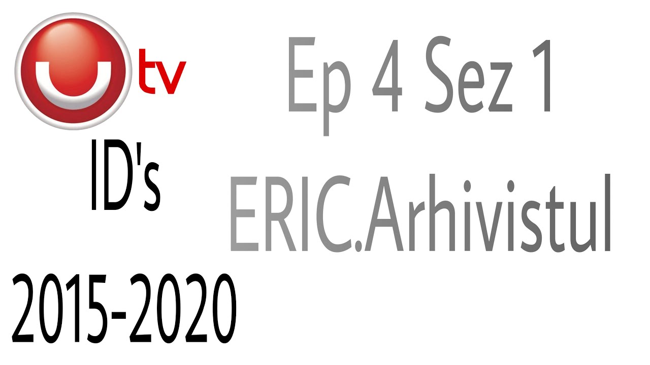 UTV România ID’s 2015-2020 Ep 4 Sez 1 ERIC.Arhivistul