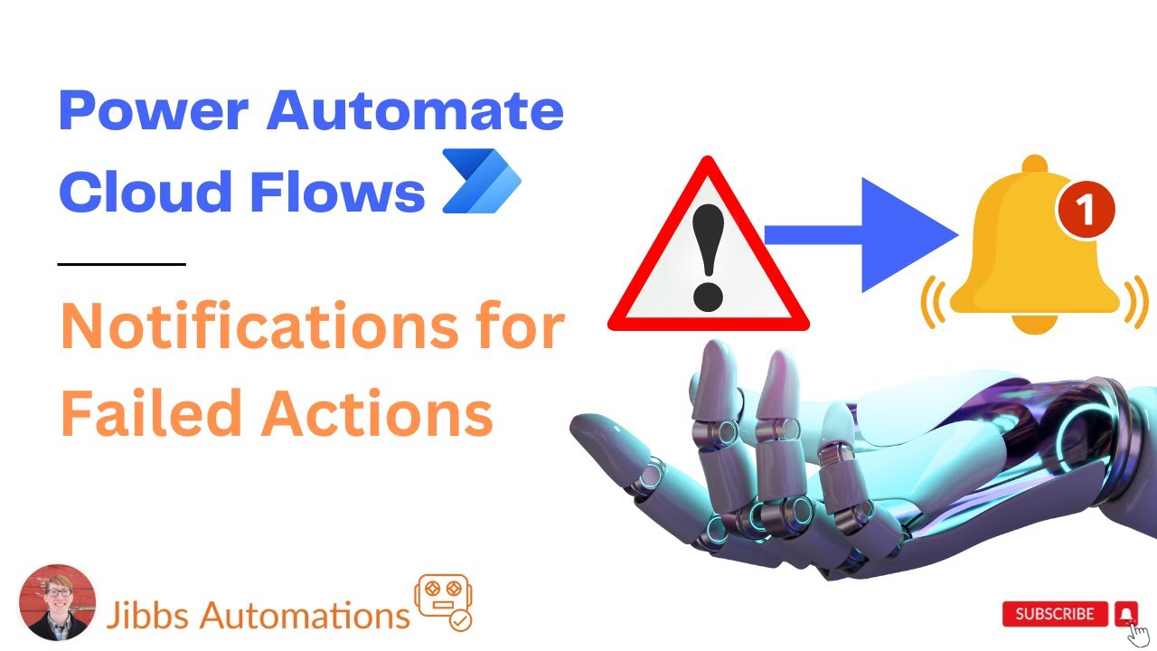Power Automate - Failed Action Notifications (Intro Series Part 10)