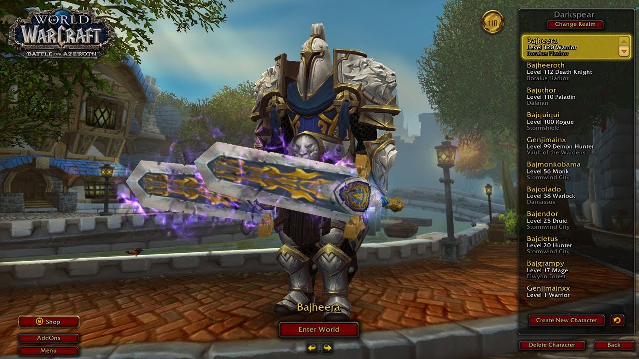 Bajheera - 2450+ Fury Warrior / Holy Paladin 2v2 Arena w/ Dizl - WoW BFA 8.0 Warrior PvP