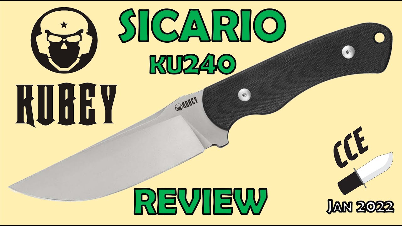Review of the Kubey SICARIO - Model KU240 - Survival Style Fixed Blade
