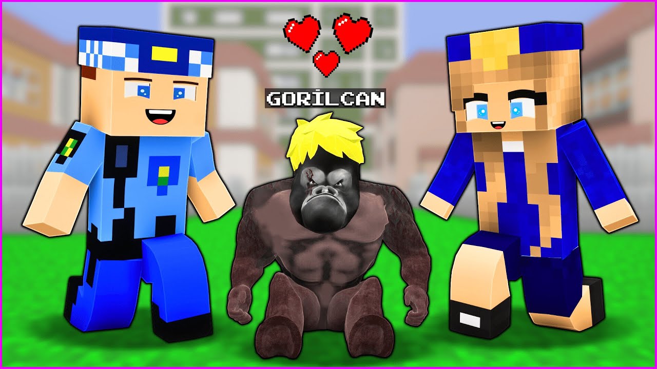 KEREM KOMİSER KİNG KONG BEBEĞİ EVLAT EDİNDİ! 🥰 - Minecraft