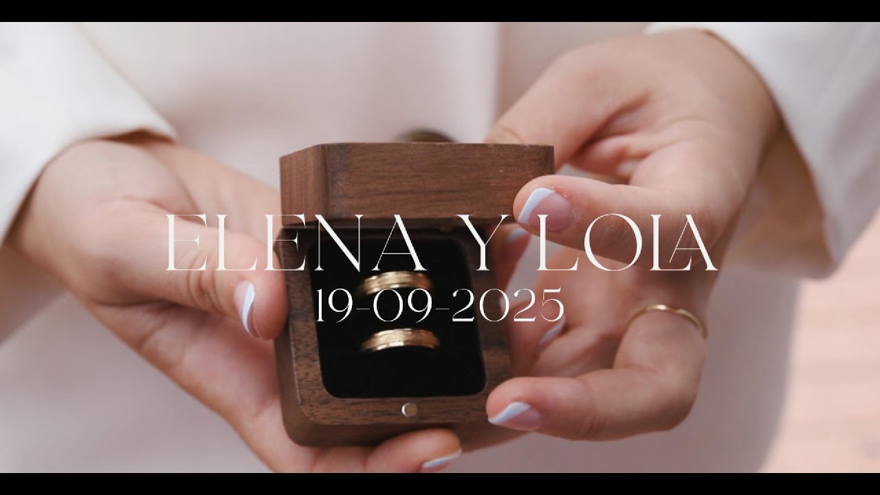 Vídeo tráiler boda de Juzgado Lola y Elena. Murcia.